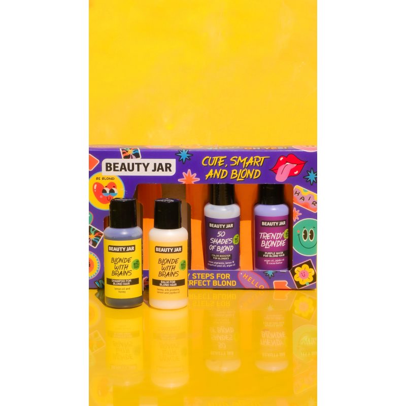 Beauty Jar Cute, Smart And Blond Coffret Cadeau Pour Cheveux Blonds