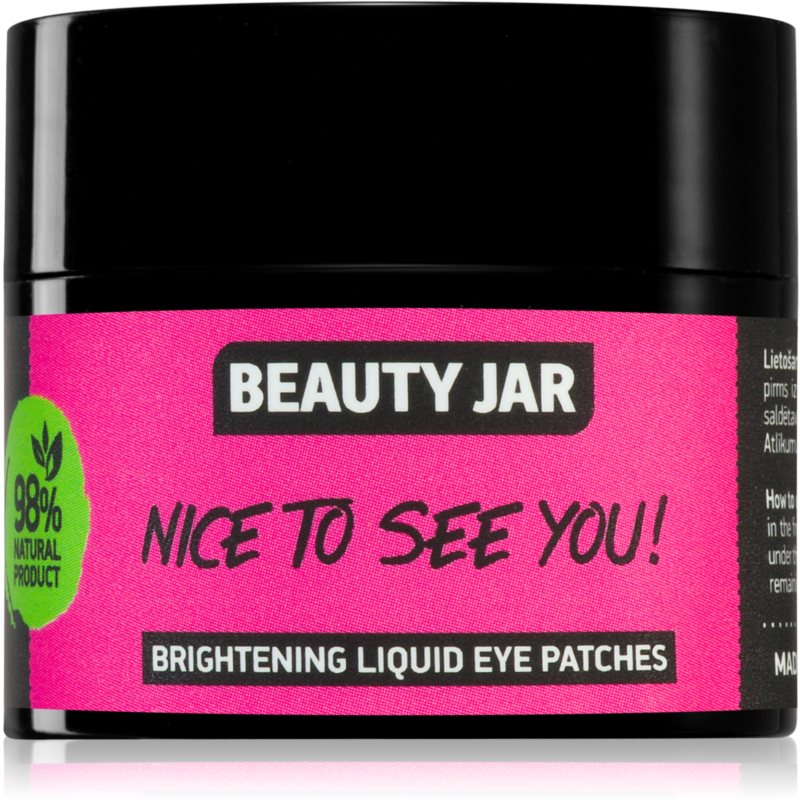 Фото - Маска для обличчя Beauty Jar Nice To See You освітлююча маска для шкріри навколо очей 15 мл