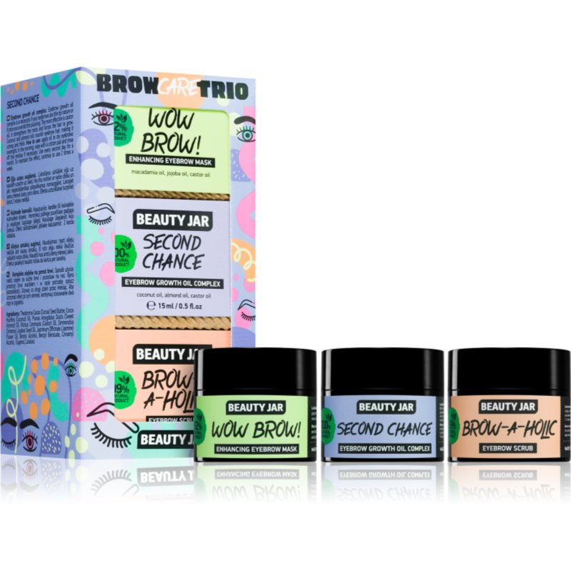 Beauty Jar Brow Care Trio gift set (for eyebrows)
