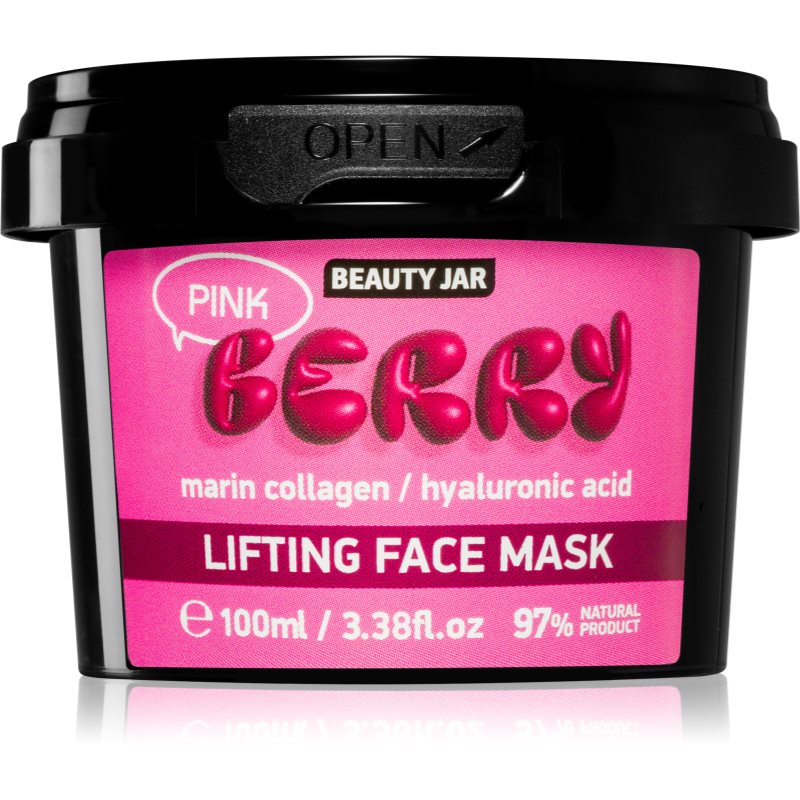 Beauty Jar Berry Pink spevňujúca pleťová maska 100 ml