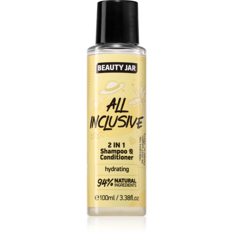 Beauty Jar All Inclusive šampon a kondicionér 2 v 1 s hydratačním účinkem 100 ml