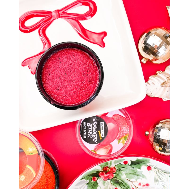 Beauty Jar Yummy Strawberry Letter sanftes Peeling mit feuchtigkeitsspendender Wirkung 360 g (Bild 10)