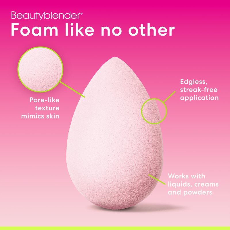 beautyblender Original makeup sponge Rose 1 pc