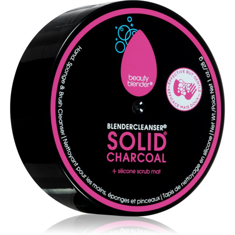 E-shop beautyblender® Blendercleanser Solid Charcoal tuhý čistič na make-up houbičky a štětce 28 g