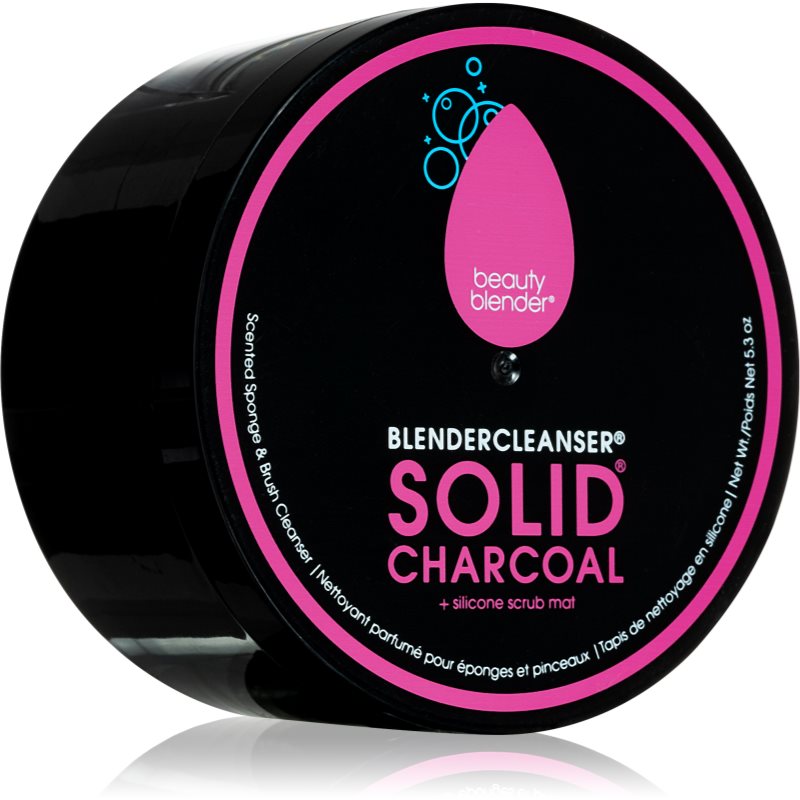 beautyblender® Blendercleanser Solid Charcoal mydło do czyszczenia pędzli i gąbek do makijażu 145 g