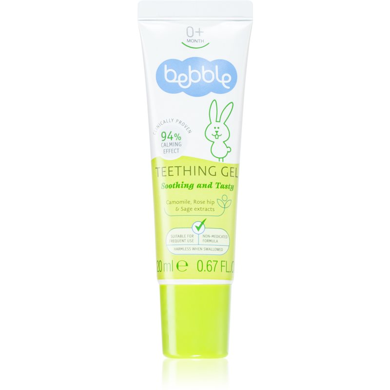 Bebble Teething Gel Soothing Gel For Gums And The Skin Inside The Mouth For Children 20 Ml