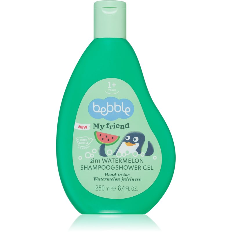 Bebble Strawberry Shampoo & Shower Gel Watermelon šampon a sprchový gel 2 v 1 pro děti 250 ml