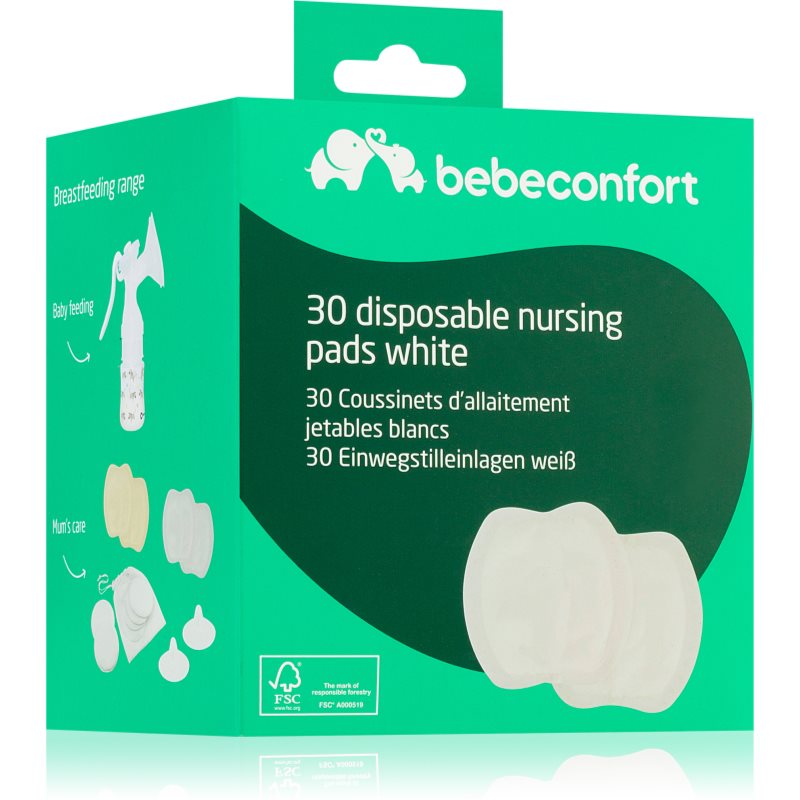 Bebeconfort Disposable Nursing Pads одноразові лактаційні прокладки 30 кс