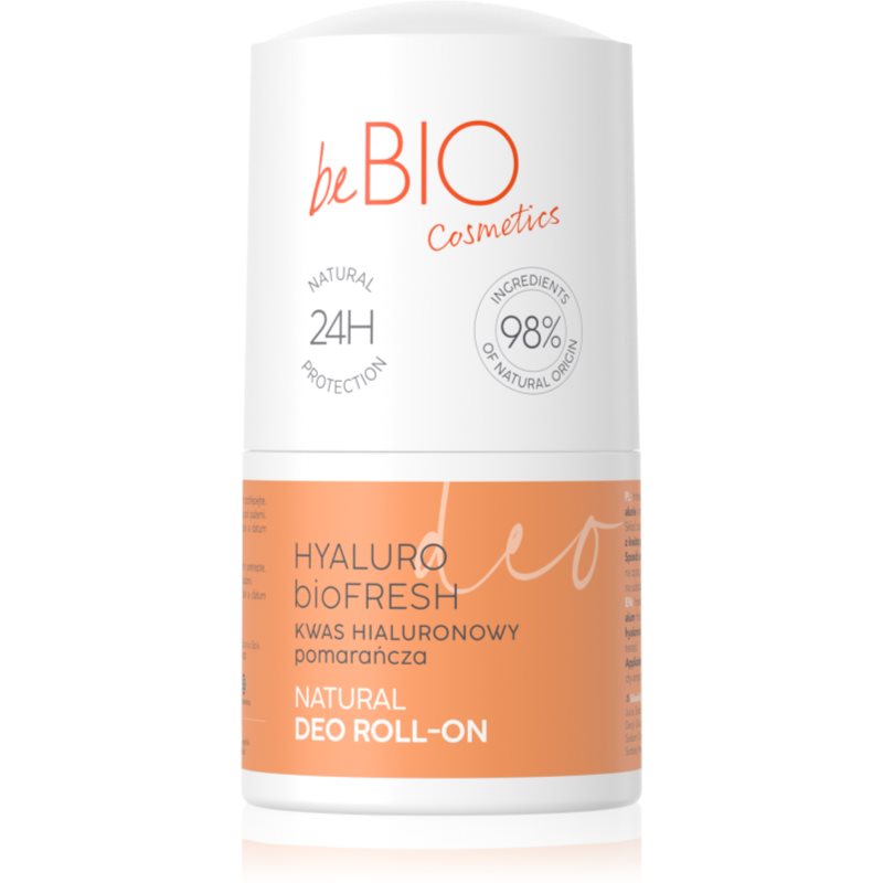beBIO Hyaluro bioFresh roll-on antiperspirant cu efect răcoritor 50 ml