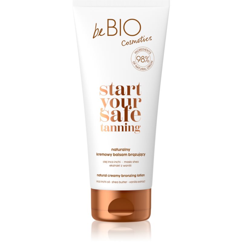 beBIO beBIO Safe Tanning γάλα με χρώμα για το σώμα 200 ml