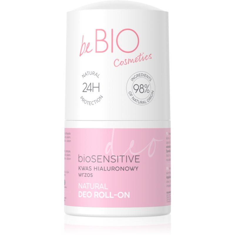 beBIO Hyaluro bioSensitive roll-on deodorant for sensitive skin 50 ml
