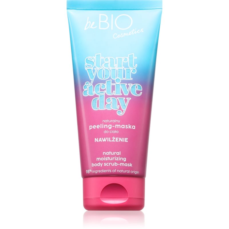 beBIO Start Your Active Day hydratační tělový peeling 200 ml