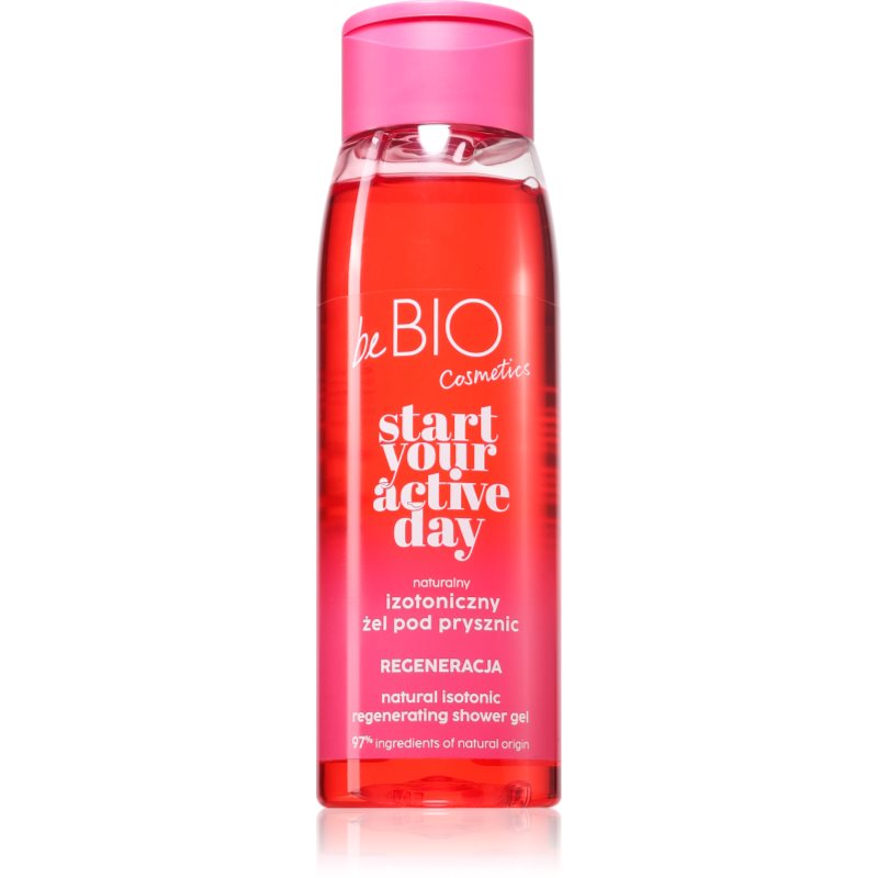 beBIO Start Your Active Day regenerační sprchový gel pro ženy 400 ml