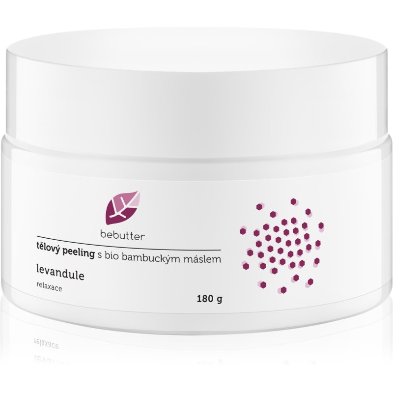 Bebutter tělový peeling levandule tělový peeling 180 g