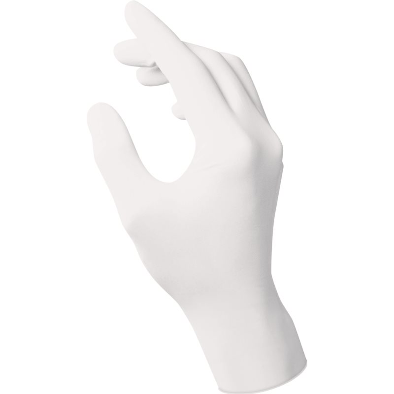 BeeSure Naturals Cloud White Nitrile Powder-free Gloves Size S 300 Pc