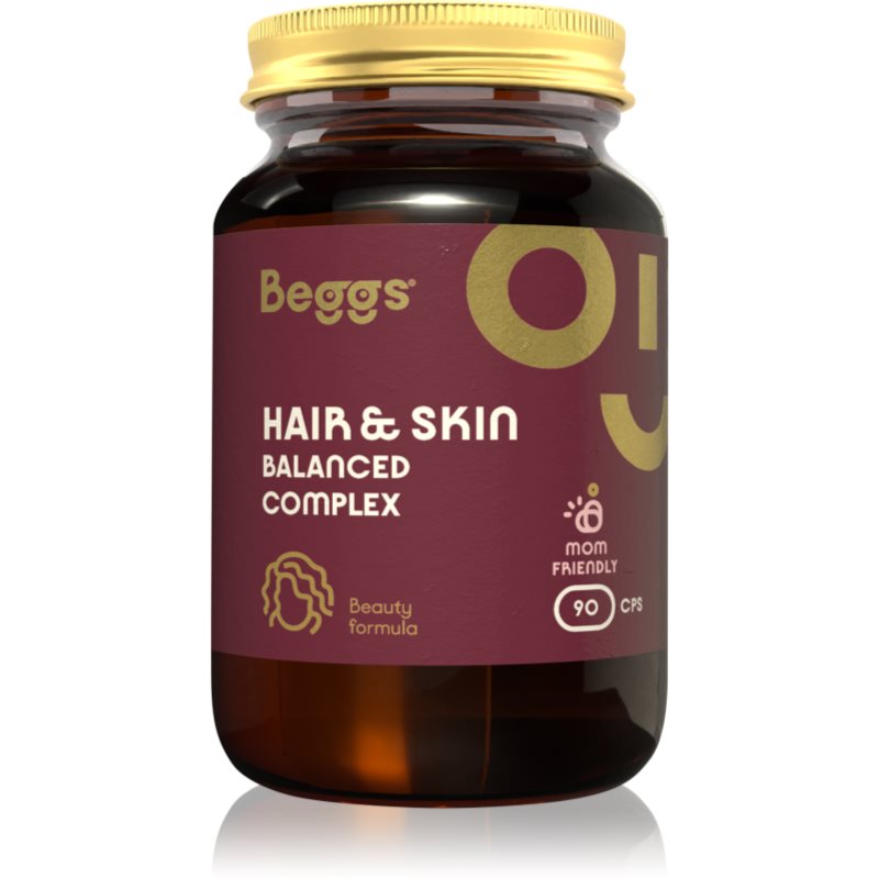 Beggs Hair & Skin Balanced Complex kapsuly pre krásne vlasy a pokožku 90 cps