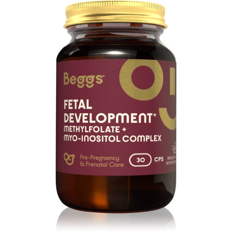 Beggs Fetal Development Methylfolate + myo-inositol COMPLEX kapsuly na podporu plodnosti pre ženy 30 cps