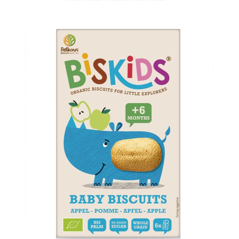 Belkorn Biskids Baby Biscuits sušienky Apple 120 g