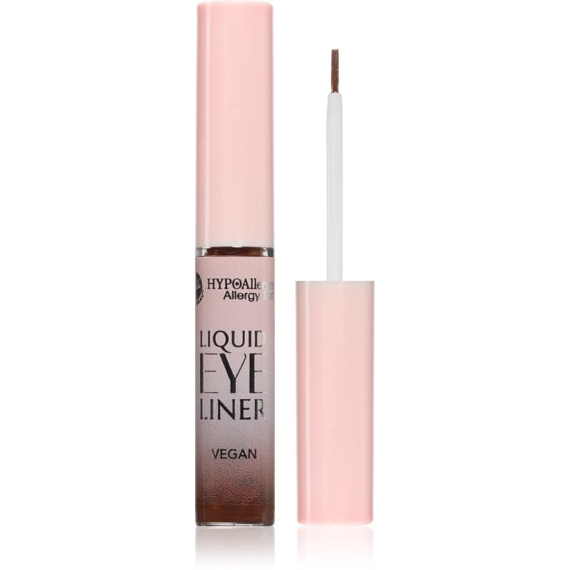 Bell HYPOallergenic Liquid Eyeliner očné linky odtieň 001 Satin Brown 4.3 g