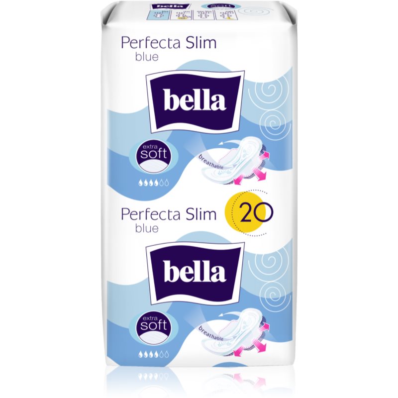 BELLA Perfecta Slim Blue Sanitary Towels 20 Pc