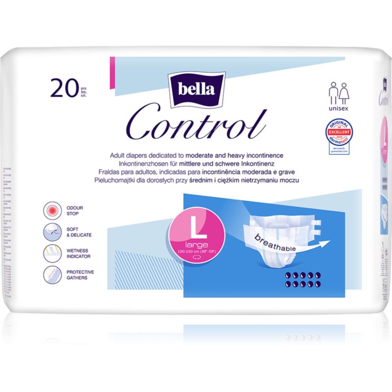 BELLA Control Size L Culottes De Protection Jetables 20 Pcs