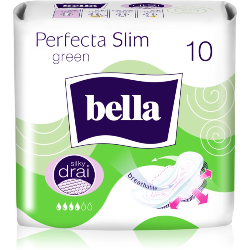 BELLA Perfecta Slim Green Sanitary Towels 10 Pc