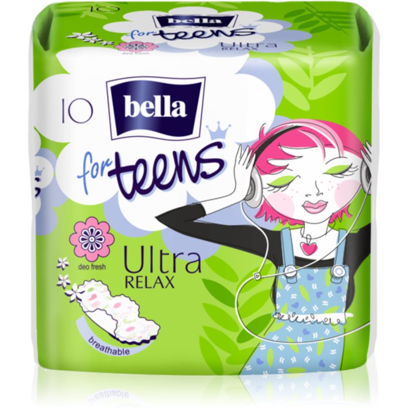 BELLA For Teens Ultra Relax санитарни кърпи за девойки 10 бр.