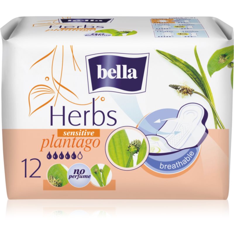 BELLA Herbs Plantago vložky bez parfumácie 12 ks