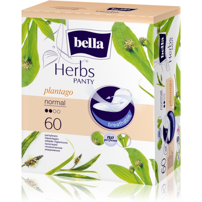 BELLA Herbs Plantago slipové vložky bez parfemace 60 ks