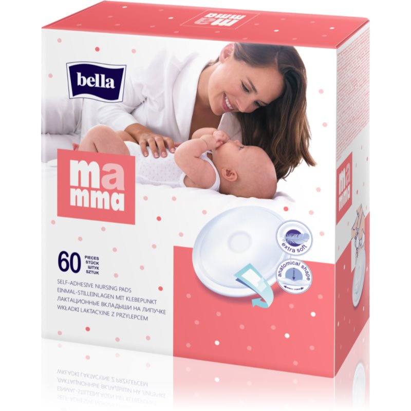 BELLA Mamma Basic Coussinets D’allaitement Jetables 60 Pcs