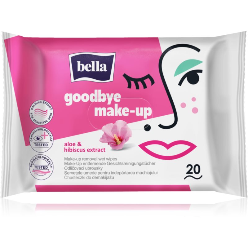 BELLA Make Up Aloe Vera makeup remover wipes 20 pc
