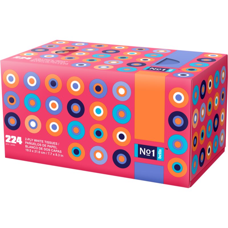 BELLA NO1 χαρτομάντηλα box 224 τμχ