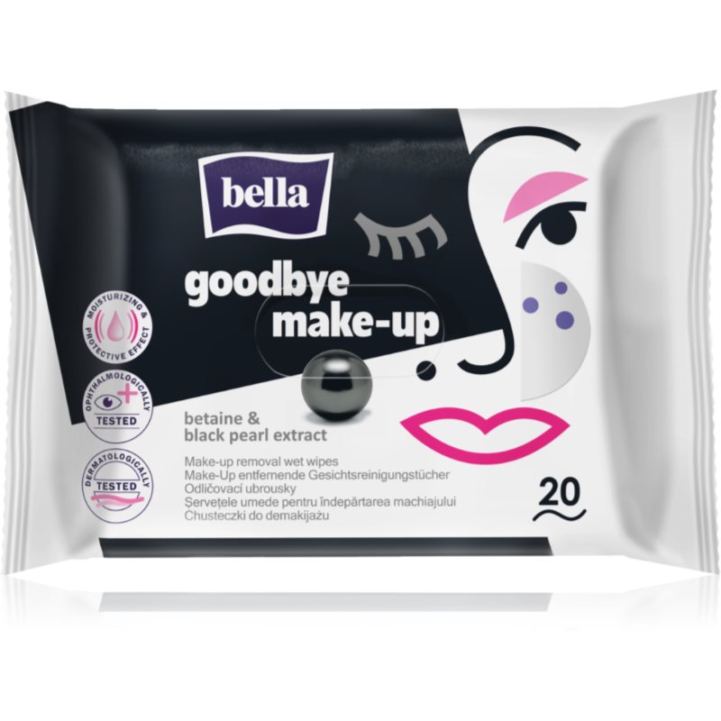 BELLA Make Up Betain Makeup Remover Wipes 20 Pc