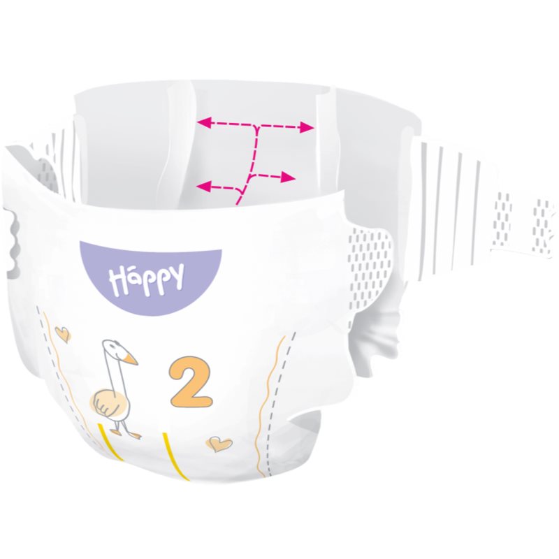 BELLA Baby Happy Soft&Delicate jednorázové pleny s kanálky Mini 3-6 kg 38 ks (obrázek 5)