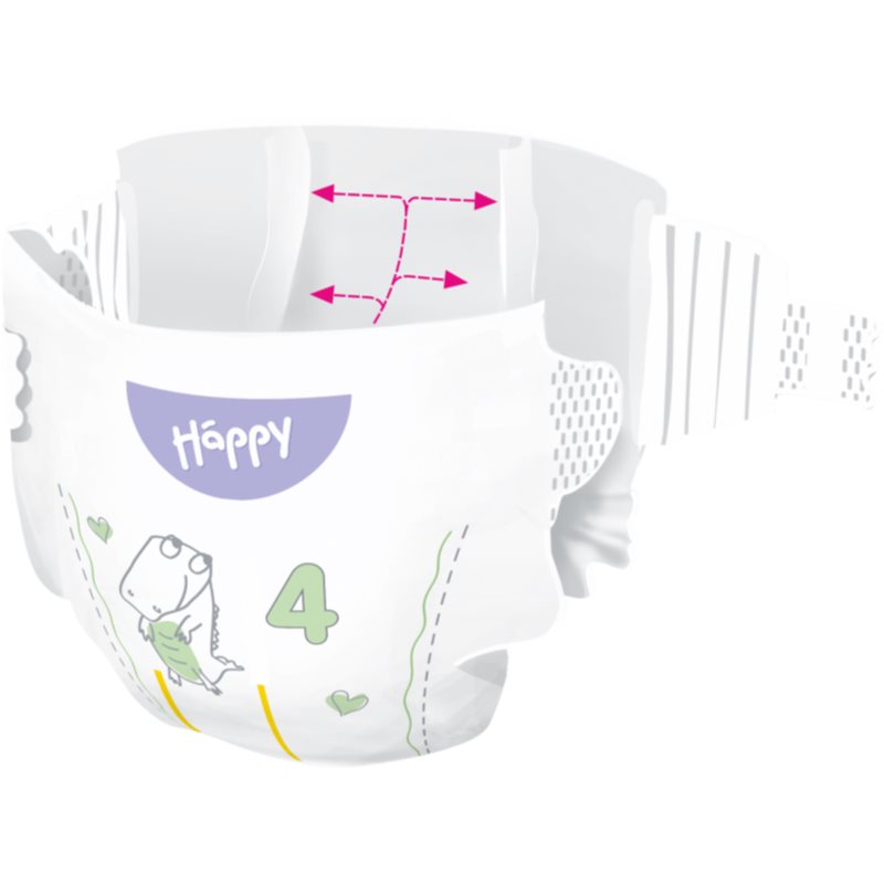 BELLA Baby Happy Soft&Delicate jednorázové pleny s kanálky Maxi 8-14 kg 44 ks (obrázek 5)