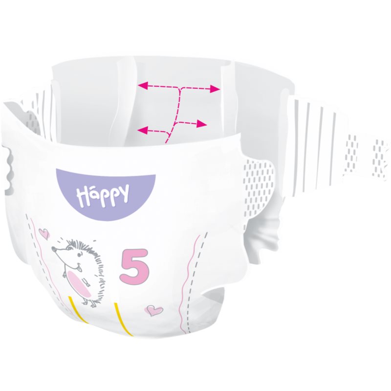 BELLA Baby Happy Soft&Delicate jednorázové pleny s kanálky Junior 11-18 kg 38 ks (obrázek 5)