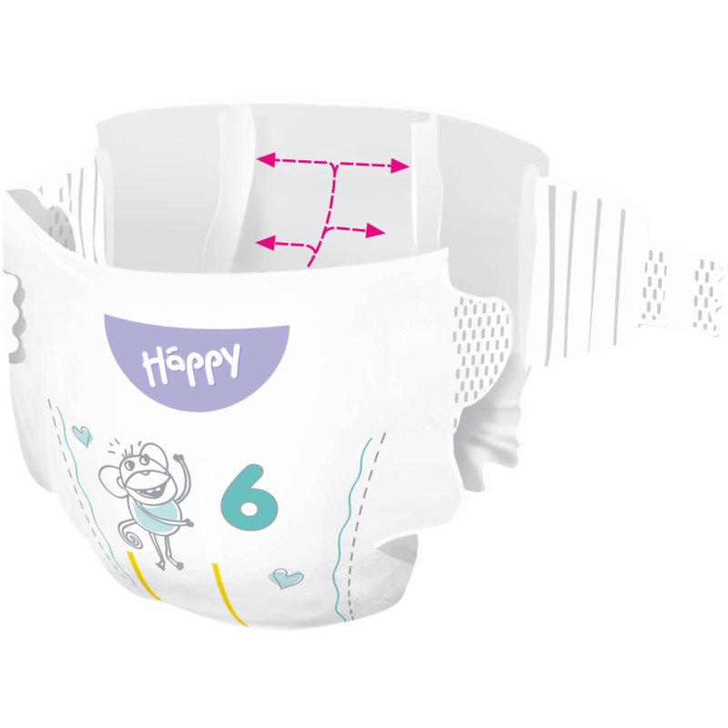 BELLA Baby Happy Soft&Delicate jednorázové pleny s kanálky Junior Extra 15+ kg 34 ks (obrázek 5)