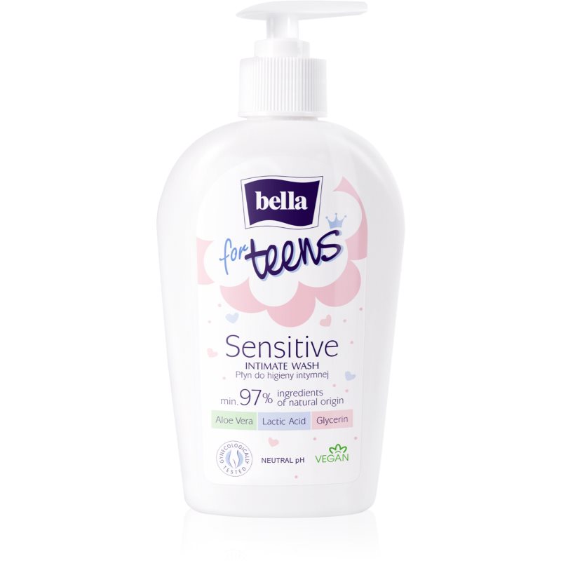 BELLA For Teens Sensitive Gel For Intimate Hygiene For Girls 300 Ml