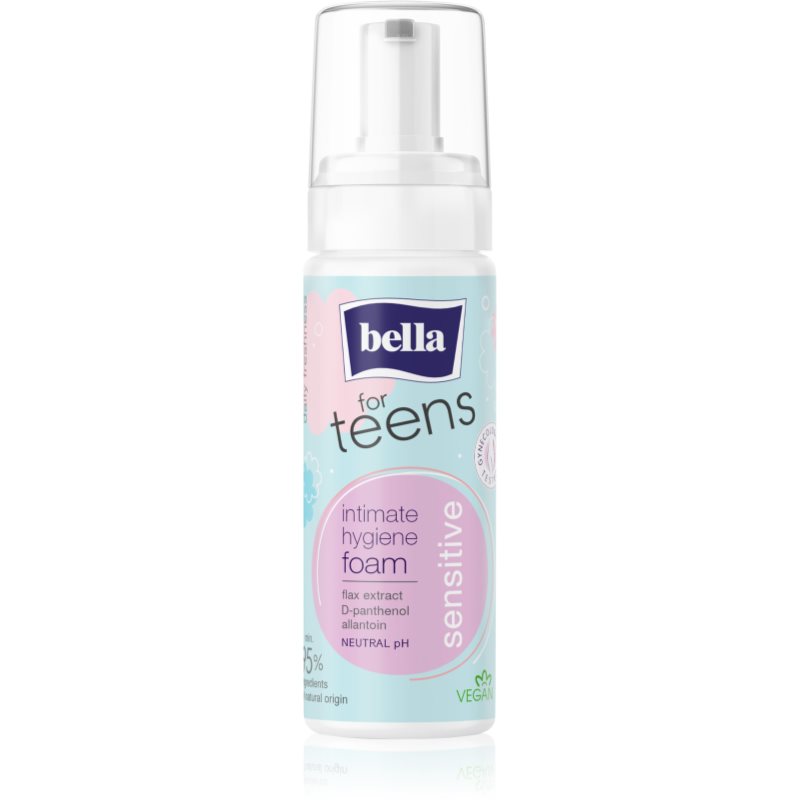 BELLA For Teens Sensitive schuimende intieme wasgel voor meisjes 150 ml
