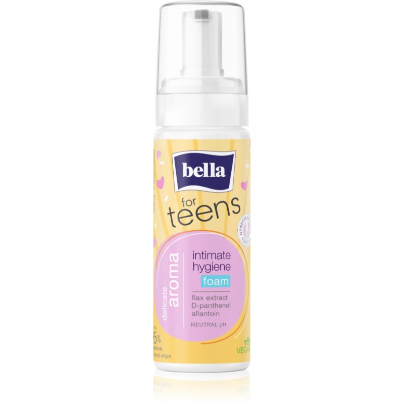 BELLA For Teens Aroma pianka do higieny intymnej dla dziewczyn 150 ml