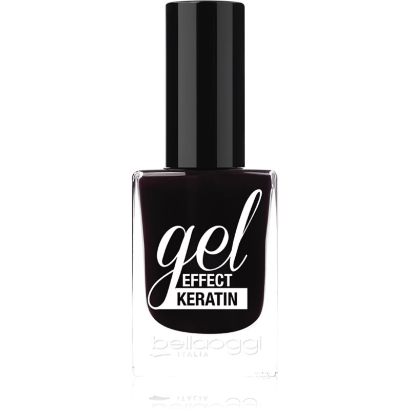 bellaoggi Gel Effect Keratin Nail Polish lak na nehty odstín Berry Bramble 10 ml