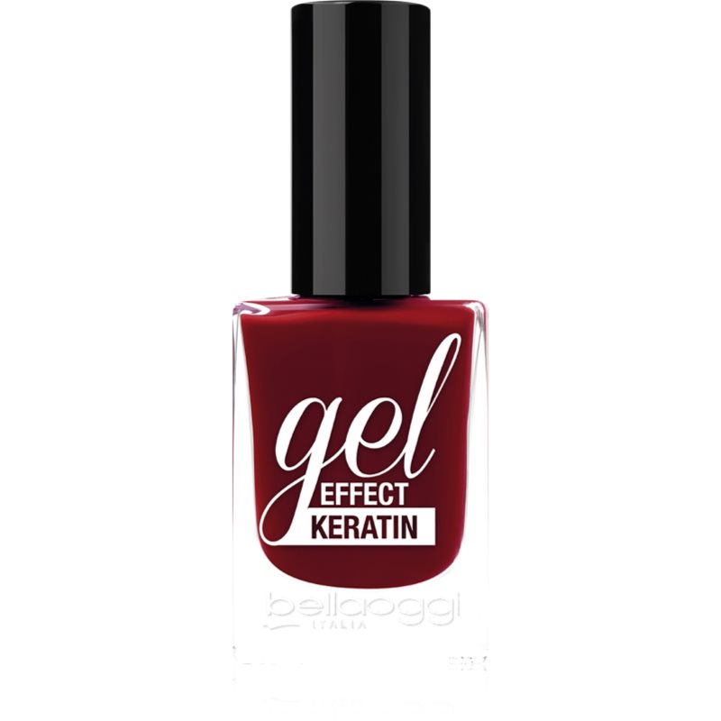 bellaoggi Gel Effect Keratin Nail Polish lak na nehty odstín Bloody Mary 10 ml