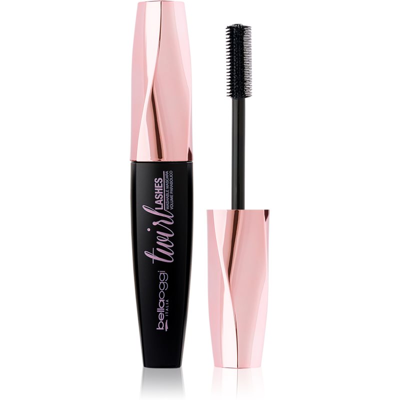 bellaoggi Twirl Lashes Mascara řasenka pro prodloužení a zahuštění řas odstín Velvet Noir 11 ml