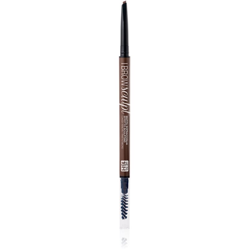 Bellaoggi I Brow Sculpt Eyebrows Pencil Crayon Sourcils Précision Avec Brosse Teinte Dark Brown 1 G