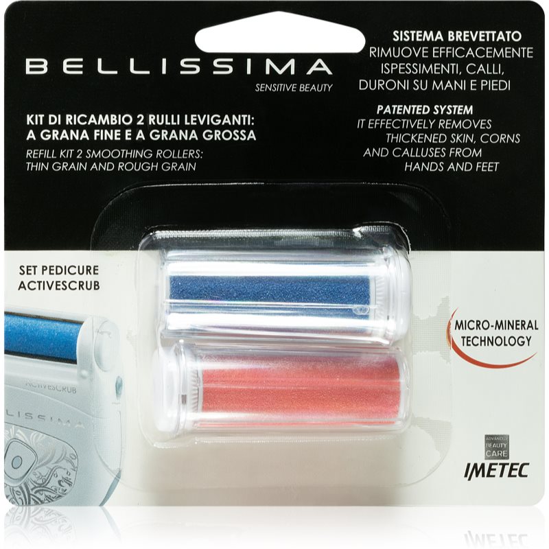 Bellissima Rollers Kit For 5412 Replacement Head For An Electric Foot File 2 Pc