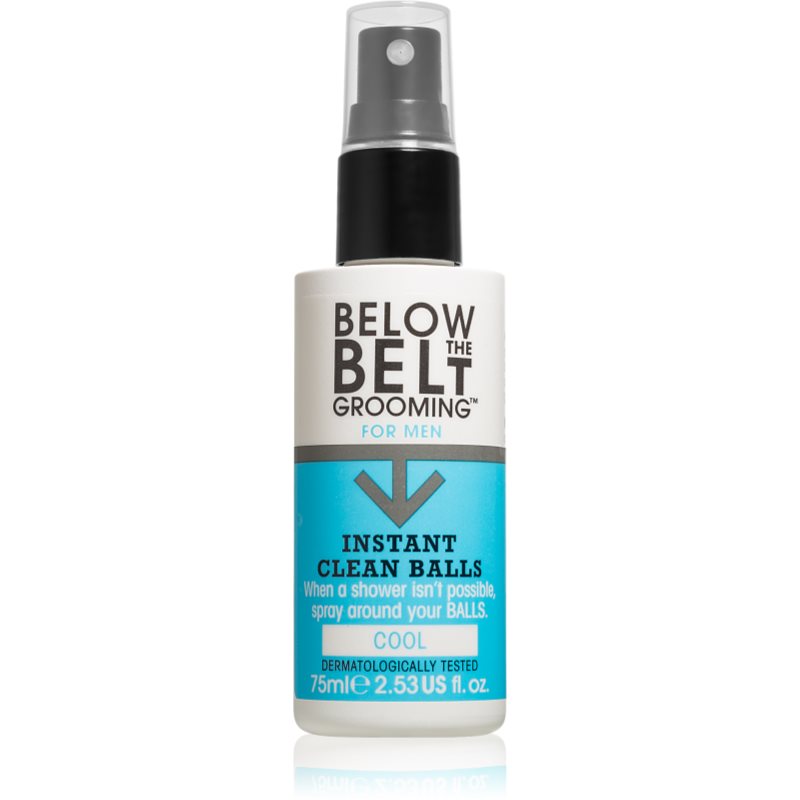 Below The Belt Grooming Cool освіжаючий спрей для інтимної гігієни для чоловіків 75 мл