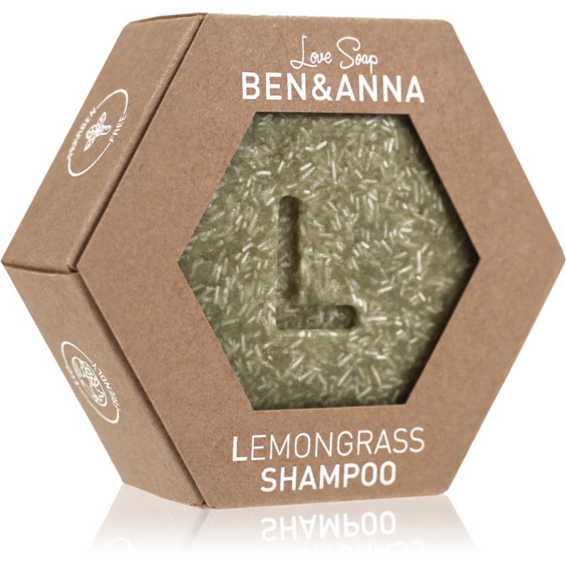 BEN&ANNA Love Soap Shampoo tuhý šampon Lemongrass 60 g