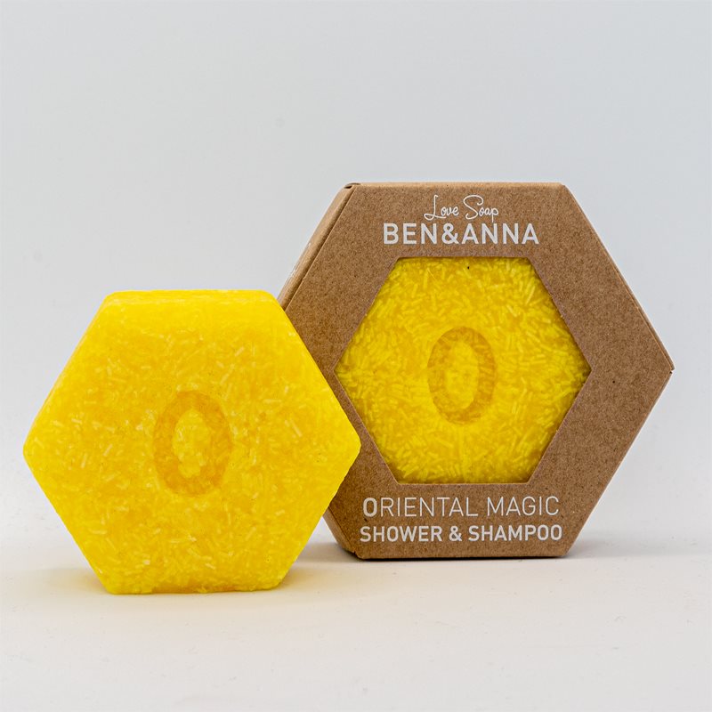BEN&ANNA Love Soap Shower & Shampoo твердий шампунь і гель для душу 2 в 1 Oriental Magic 60 гр