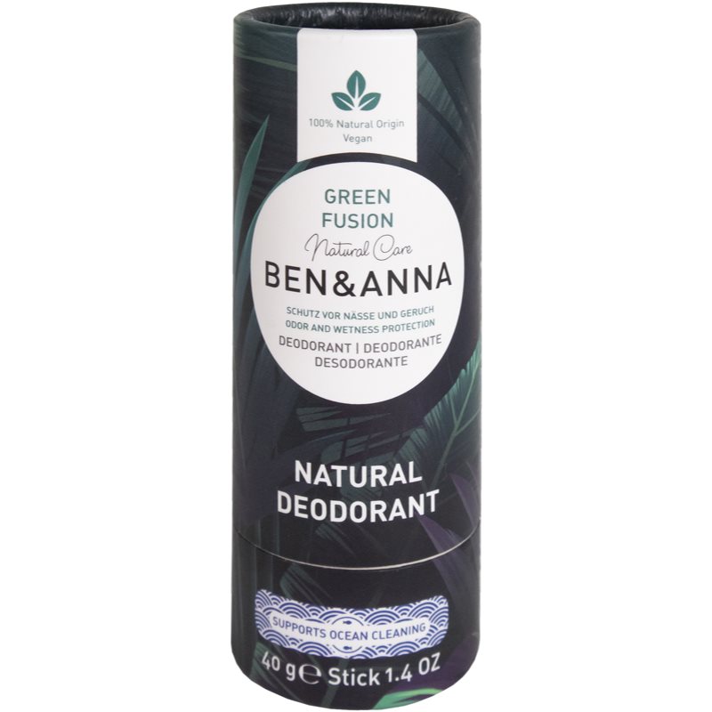 BEN&ANNA Natural Deodorant Green Fusion tuhý deodorant 40 g