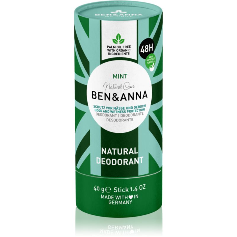 BEN&ANNA Natural Care Mint přírodní tuhý deodorant 40 g